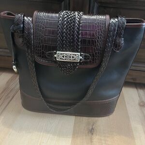Brighton Elegant Black and Brown Women's Bag